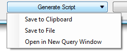SSMS 2008 Replication scripting options